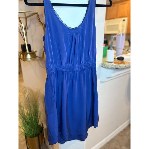 Club Monaco Blue Casual Blue Minidress Size 4 - Picture 3 of 5